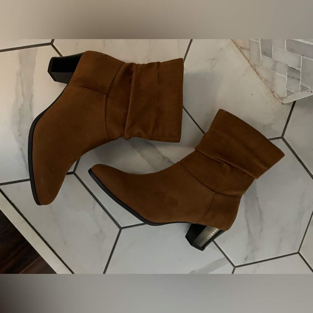 Style & Co. Tan Ankle Booties